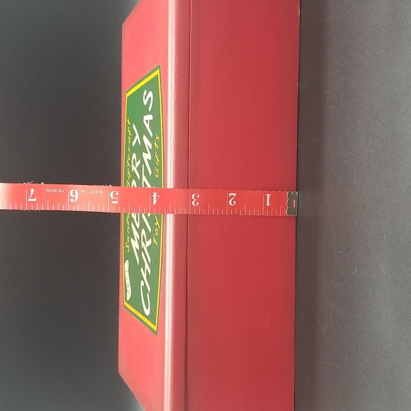 Restoration Hardware "Santa's Giftcraft Merry Christmas Toys & Gifts" Wood Box - Picture 10 of 12